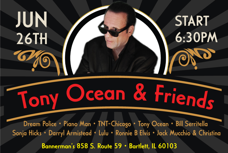 * TONY OCEAN American Singer, Entertainer, and Silver Fin Recording Artist
